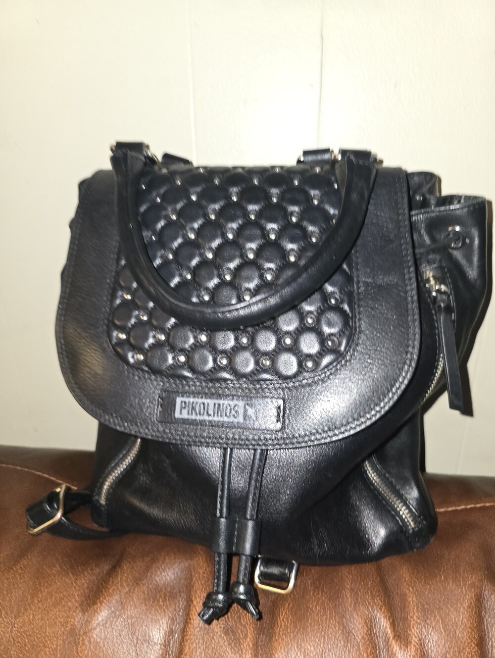 Beautiful Pikolinos Leather Backpack/handbag